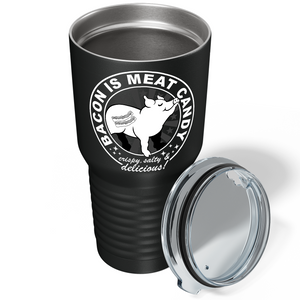 Bacon is Meat Candy on Stainless Steel Bacon Tumbler