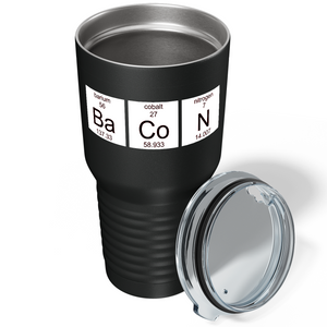 Bacon Periodic Table on Stainless Steel Bacon Tumbler