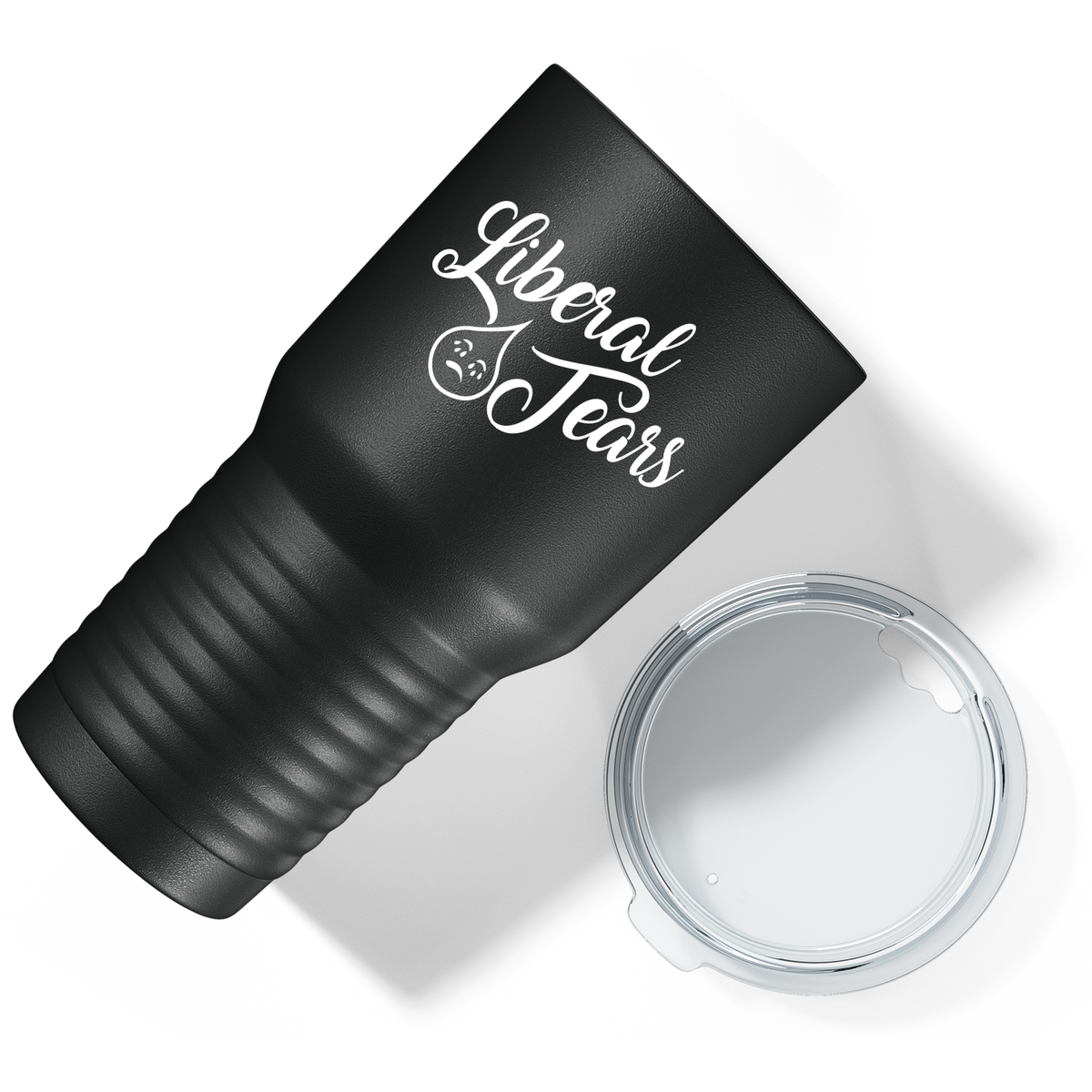 Liberal Tears Crying on Black 30 oz Stainless Steel Tumbler