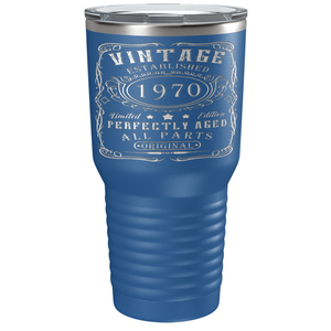 1970 Vintage Perfectly Aged 51st on Stainless Steel Tumbler