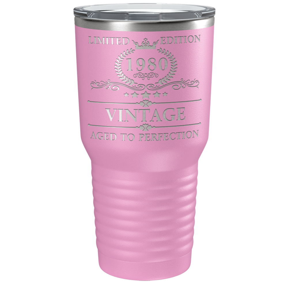 1980 Limited Edition Aged to Perfection 41st on Stainless Steel Tumbler