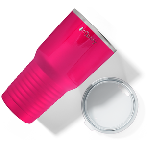 Pink Bright Gloss 30oz Stainless Steel Tumbler