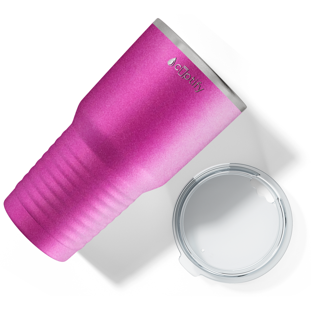 Pink Glitter 30oz Stainless Steel Tumbler