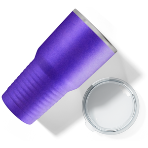 Custom Laser Engraved 30oz Purple Glitter Stainless Steel Tumbler