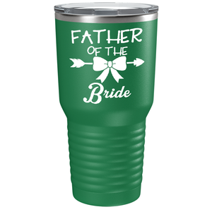 Father of the Bride on Stainless Steel Bridal Tumbler