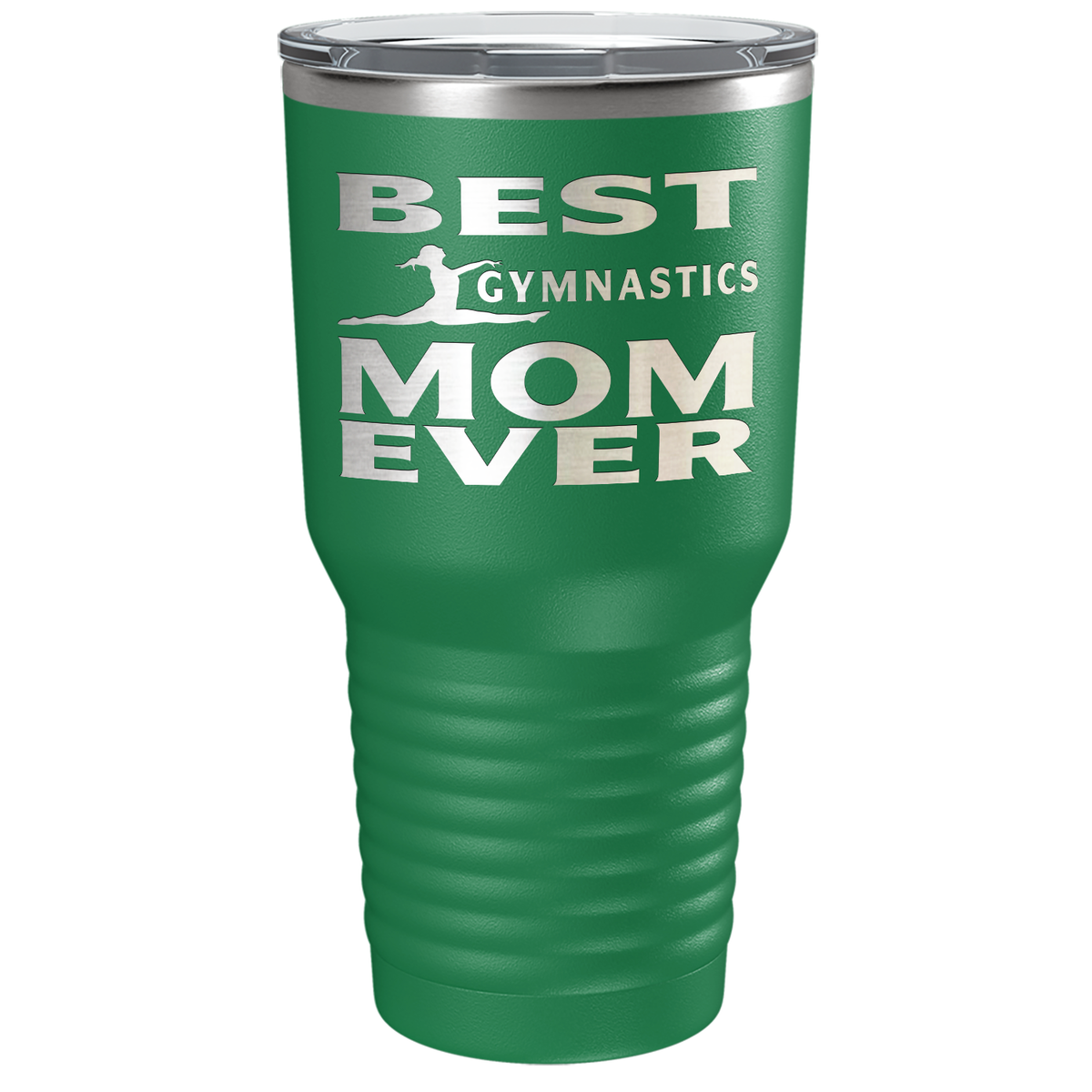 Best Gymnastics Mom Ever Laser Engraved on Stainless Steel Gymnastics Tumbler