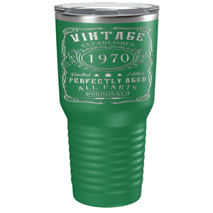 1970 Vintage Perfectly Aged 51st on Stainless Steel Tumbler