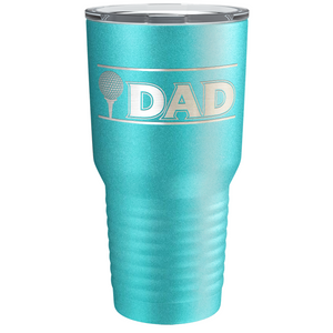 Golf Dad with Golf Ball Laser Engraved on Stainless Steel Golf Tumbler