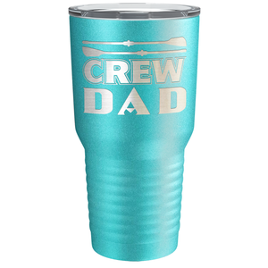 Crew Dad Laser Engraved on Stainless Steel Crew Tumbler