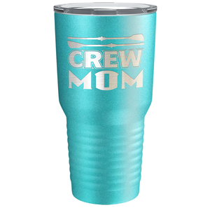 Crew Mom Laser Engraved on Stainless Steel Crew Tumbler