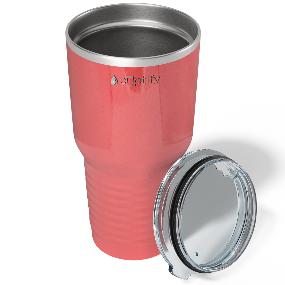 Guava Gloss 30oz Stainless Steel Tumbler