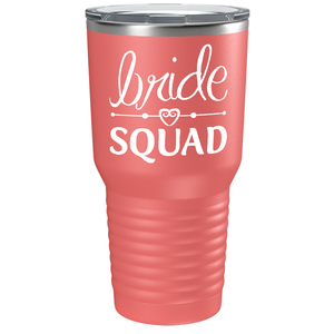 Bride Squad Heart on Stainless Steel Bridal Shower Tumbler