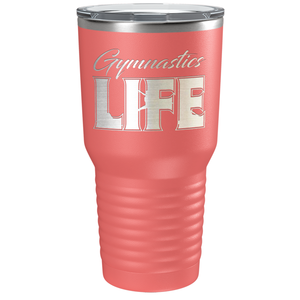 Gymnastics Life Laser Engraved on Stainless Steel Gymnastics Tumbler