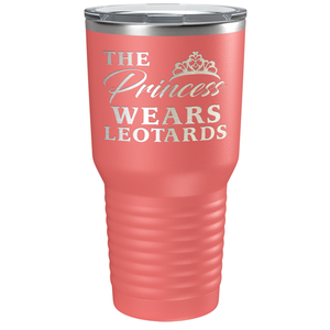 This Princess Wears Leotards Laser Engraved on Stainless Steel Gymnastics Tumbler