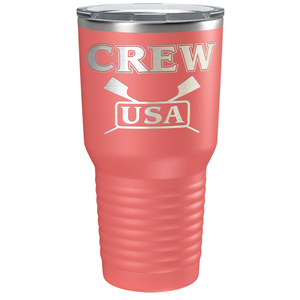 Crew USA Laser Engraved on Stainless Steel Crew Tumbler