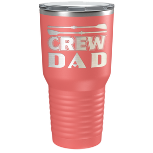 Crew Dad Laser Engraved on Stainless Steel Crew Tumbler