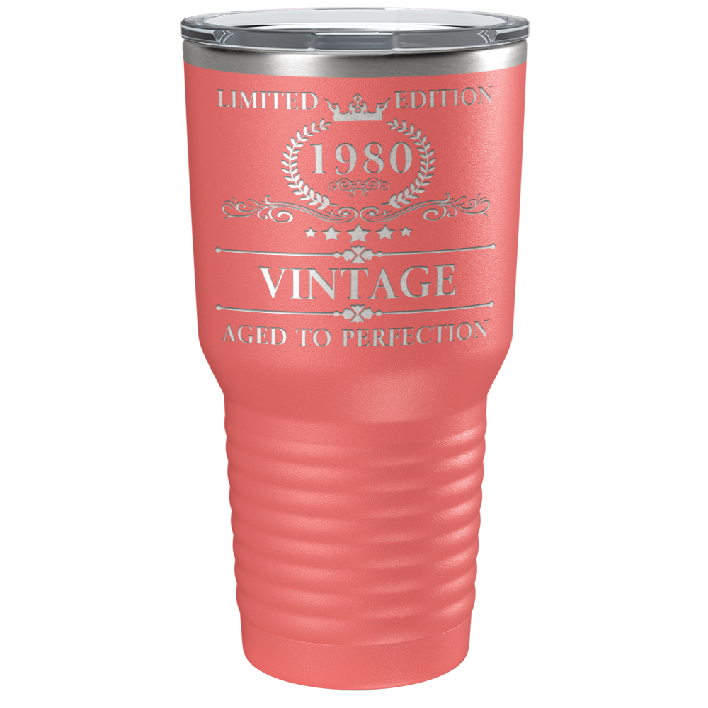 1980 Limited Edition Aged to Perfection 41st on Stainless Steel Tumbler