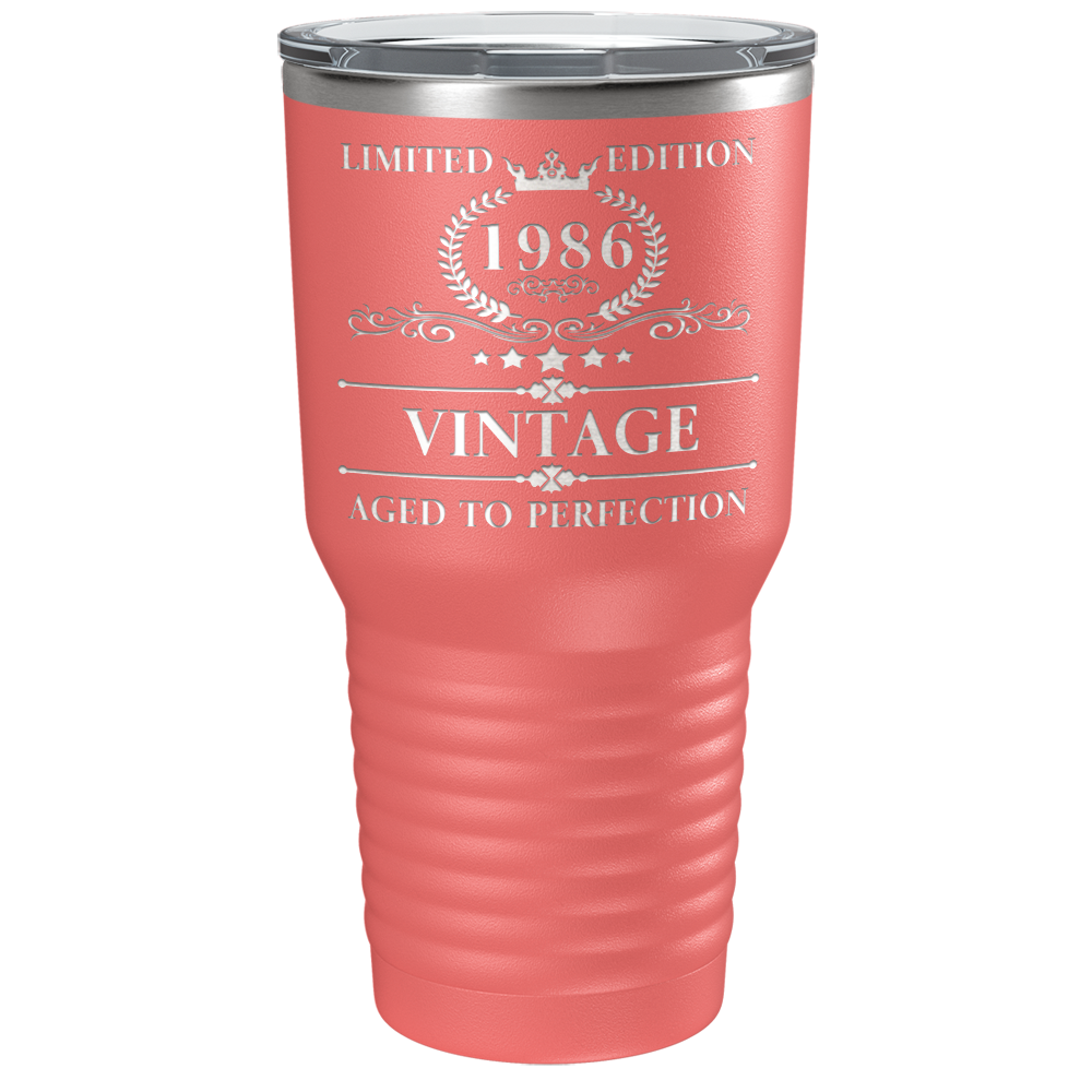 1986 Limited Edition Aged to Perfection 35th on Stainless Steel Tumbler