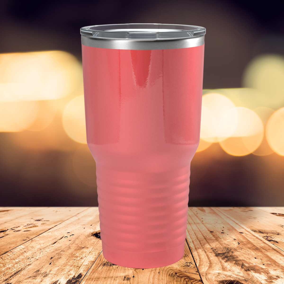 Custom Laser Engraved 30oz Guava Gloss Stainless Steel Tumbler