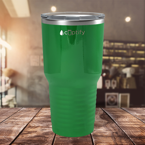 Kelly Green Gloss 30oz Stainless Steel Tumbler