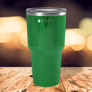 Kelly Green Gloss 30oz Stainless Steel Tumbler