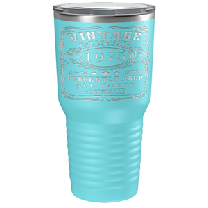 1975 Vintage Perfectly Aged 46th on Stainless Steel Tumbler