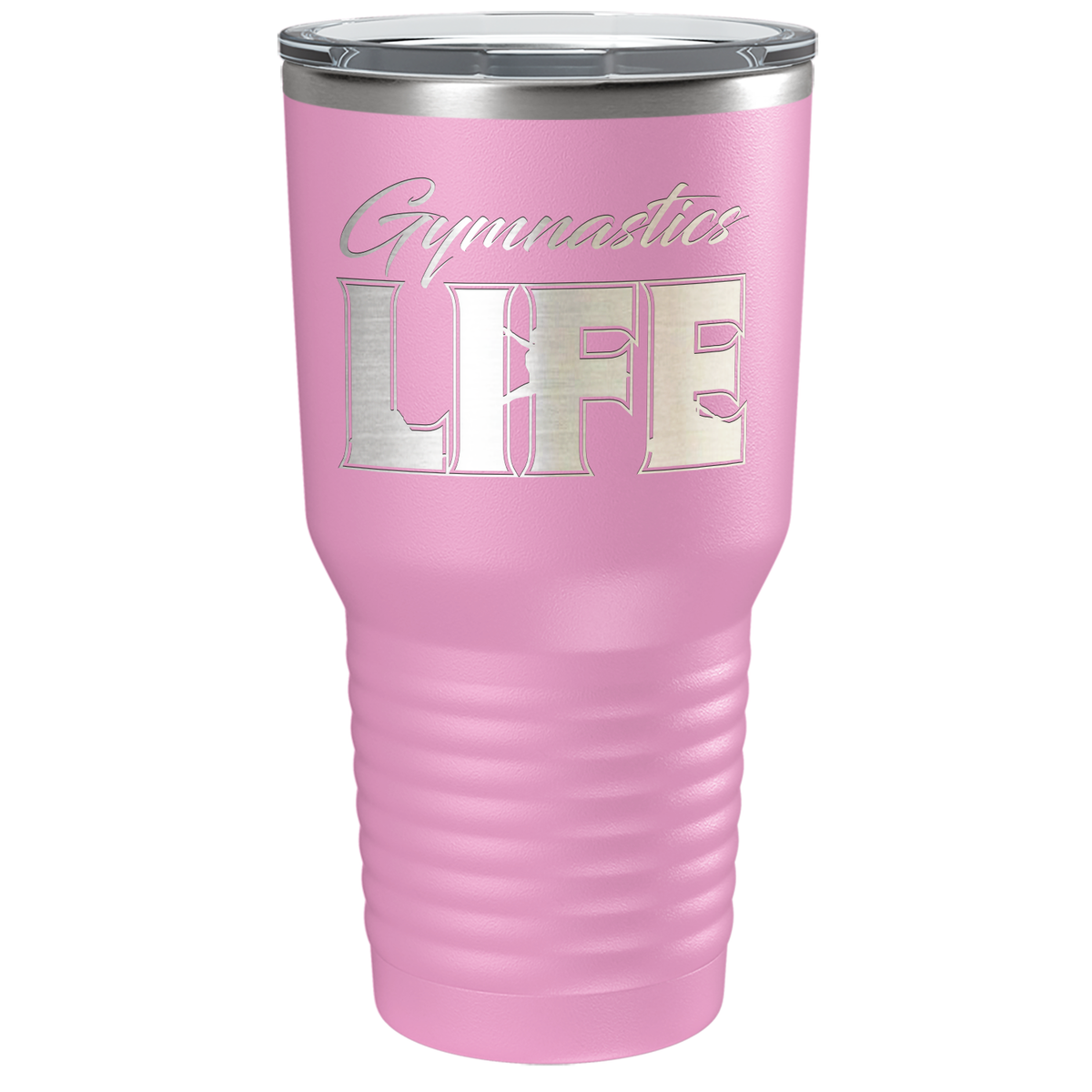 Gymnastics Life Laser Engraved on Stainless Steel Gymnastics Tumbler