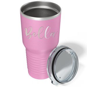 Cuptify Personalized on Blush 30 oz Stainless Steel Ringneck Tumbler
