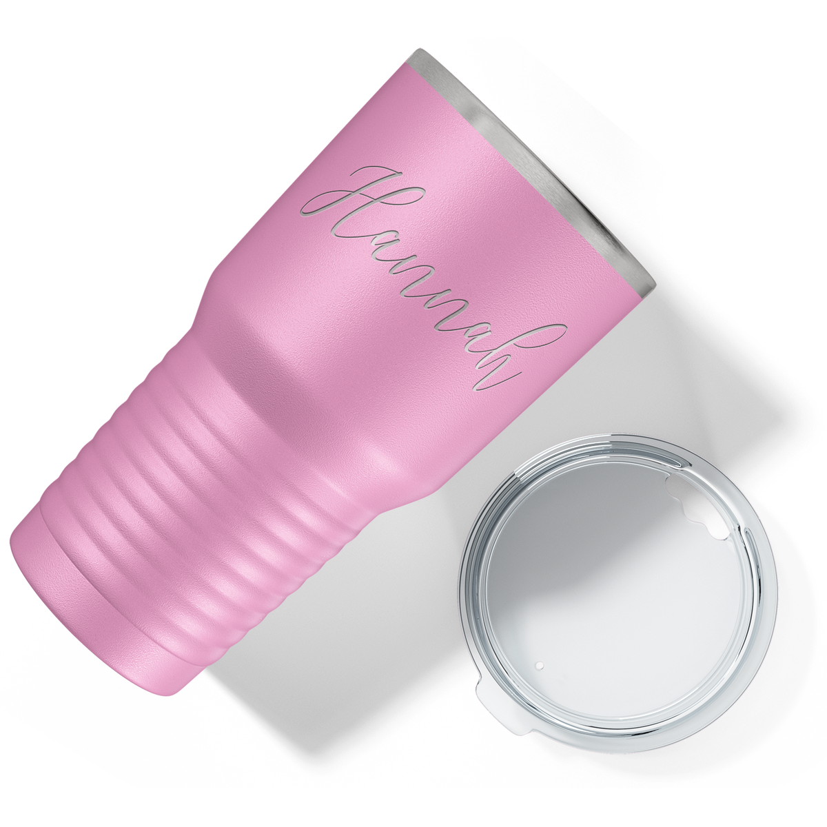 Cuptify Personalized on Blush 30 oz Stainless Steel Ringneck Tumbler