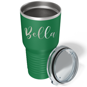 Cuptify Personalized on Green 30 oz Stainless Steel Ringneck Tumbler