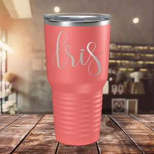Cuptify Personalized on Guava 30 oz Stainless Steel Ringneck Tumbler