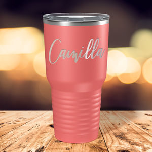 Cuptify Personalized on Guava 30 oz Stainless Steel Ringneck Tumbler