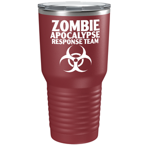 Zombie Apocalypse Response Team on Stainless Steel Zombies Tumbler