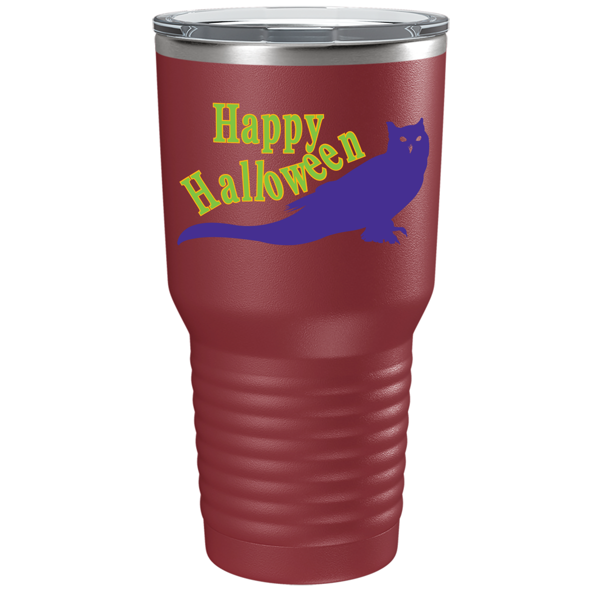 Happy Halloween on Stainless Steel Halloween Tumbler