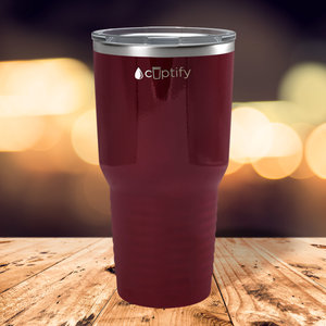 Maroon Gloss 30oz Stainless Steel Tumbler