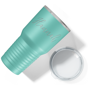 Cuptify Personalized on Seafoam 30 oz Stainless Steel Ringneck Tumbler