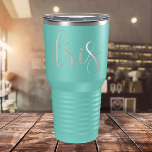 Cuptify Personalized on Seafoam 30 oz Stainless Steel Ringneck Tumbler