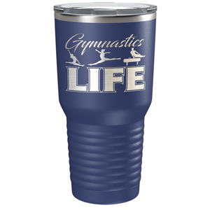 Gymnastics LIFE Silhouettes Laser Engraved on Stainless Steel Gymnastics Tumbler