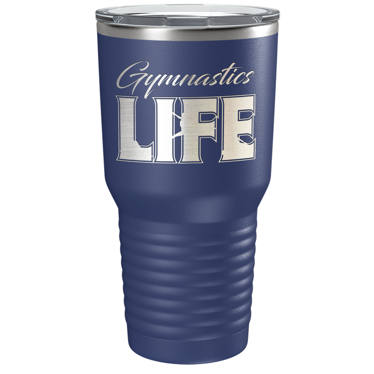 Gymnastics Life Laser Engraved on Stainless Steel Gymnastics Tumbler