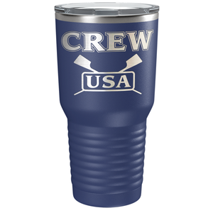 Crew USA Laser Engraved on Stainless Steel Crew Tumbler