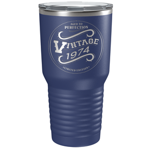 1974 Aged to Perfection Vintage 47th on Stainless Steel Tumbler