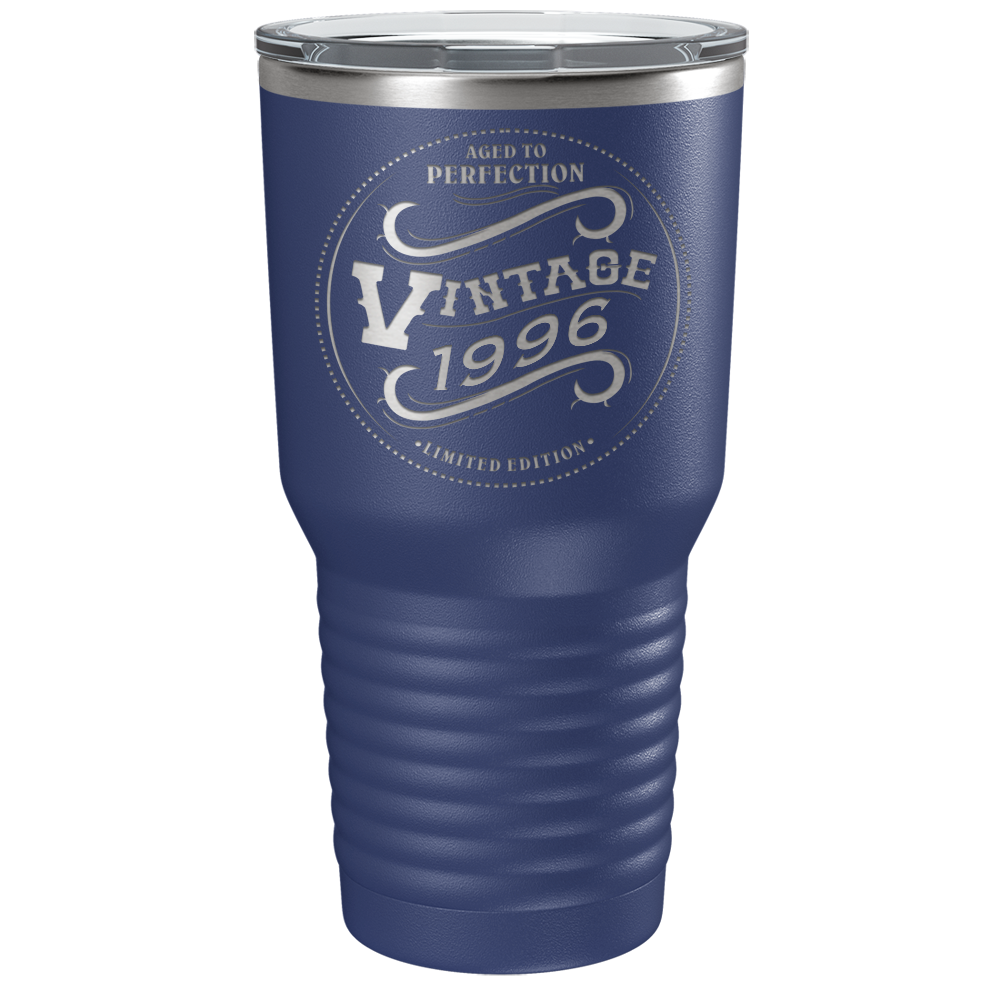 1996 Aged to Perfection Vintage 25th on Stainless Steel Tumbler