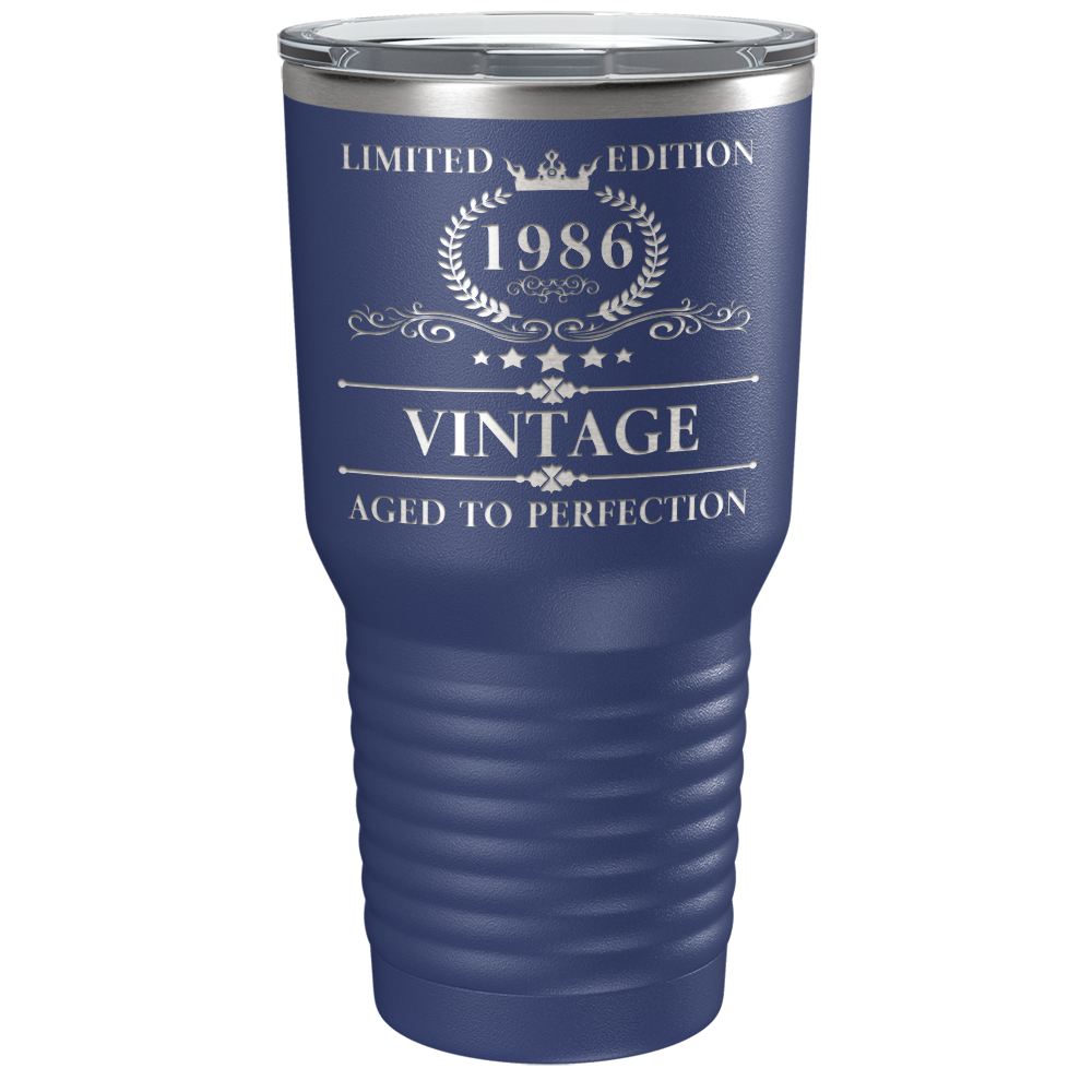 1986 Limited Edition Aged to Perfection 35th on Stainless Steel Tumbler