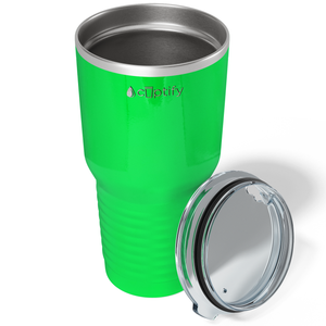 Neon Green Gloss 30oz Stainless Steel Tumbler