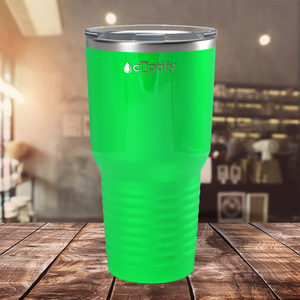 Neon Green Gloss 30oz Stainless Steel Tumbler