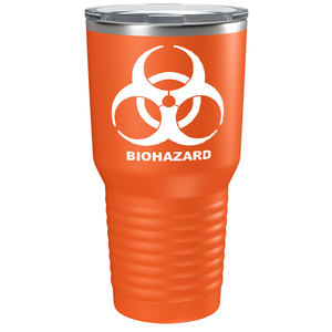 Biohazard on Stainless Steel Zombies Tumbler