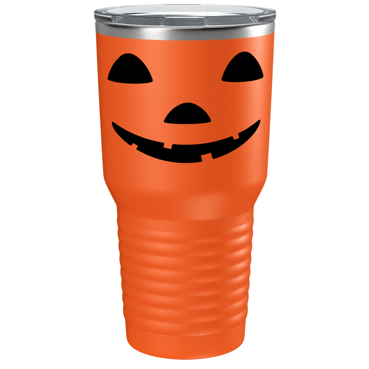 Jack o Lantern on Stainless Steel Halloween Tumbler