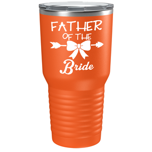 Father of the Bride on Stainless Steel Bridal Tumbler