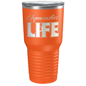 Gymnastics Life Laser Engraved on Stainless Steel Gymnastics Tumbler