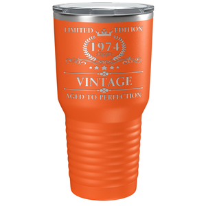 1974 Limited Edition Aged to Perfection 47th on Stainless Steel Tumbler